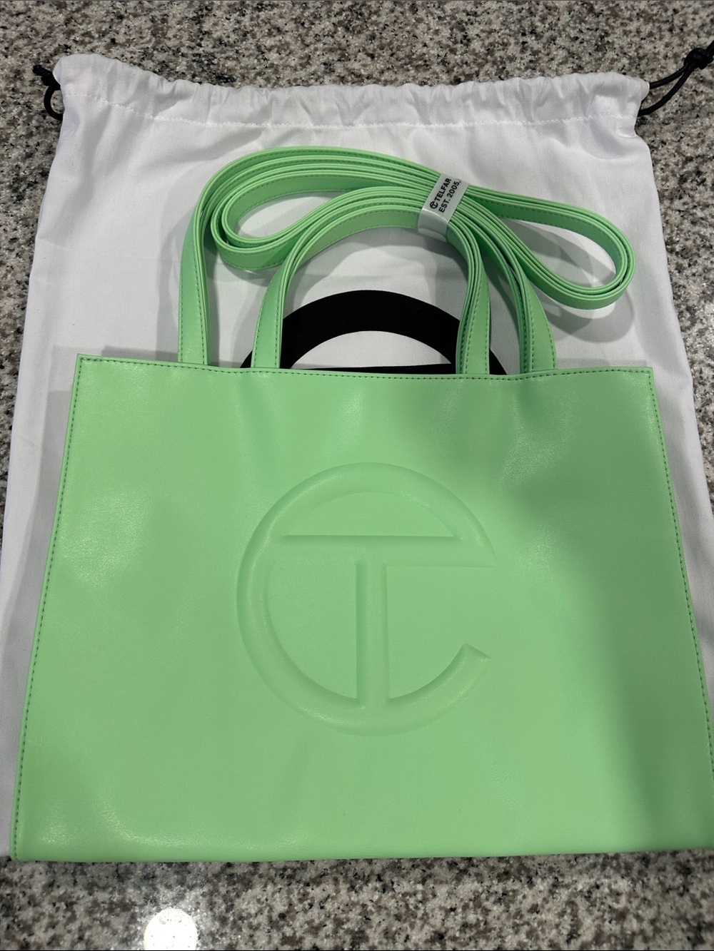 Telfar Medium Shopping Bag in Mint Green